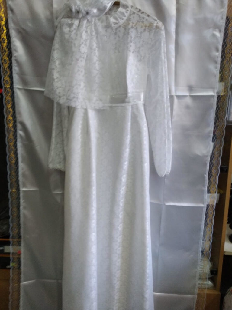 Платье невесты на похороны