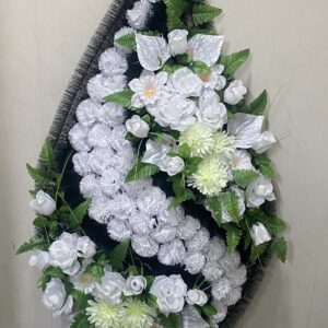 Венок белый 150/75