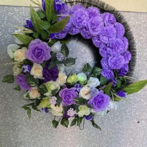 Венок в форме круга