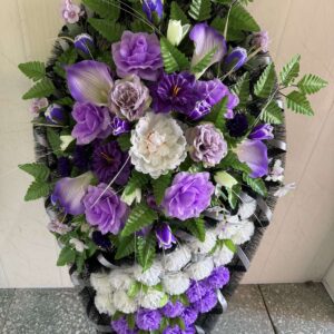 Венок, в лавандовом цвете